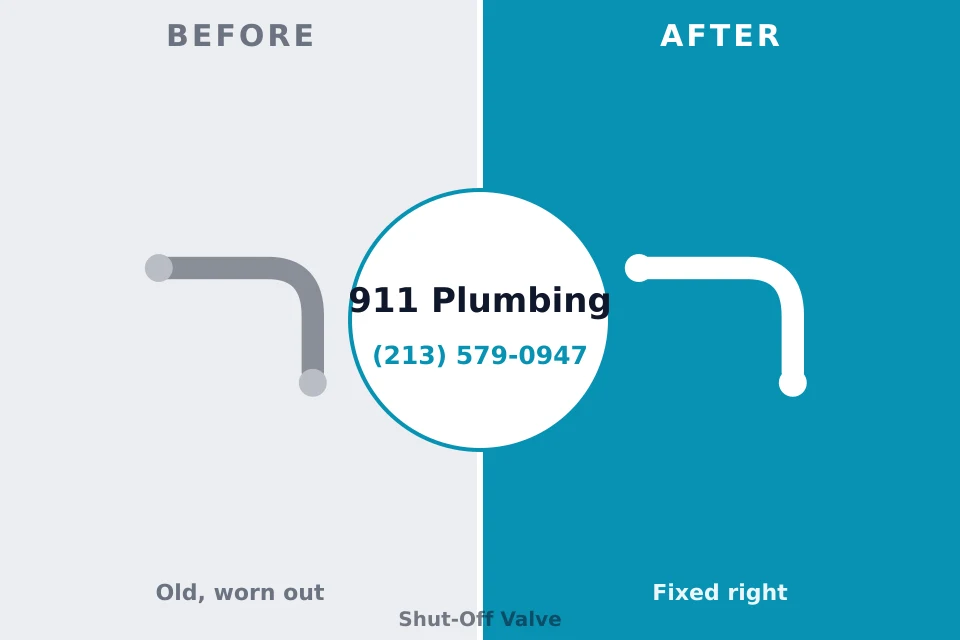 Before and after: plumbing company Somerset, MD